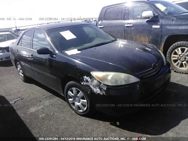4T1BE32K54U285377 - 2004 TOYOTA CAMRY LE/XLE/SE BLACK photo 1