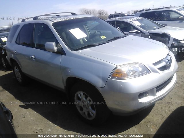 2HNYD18996H513259 - 2006 ACURA MDX TOURING SILVER photo 1