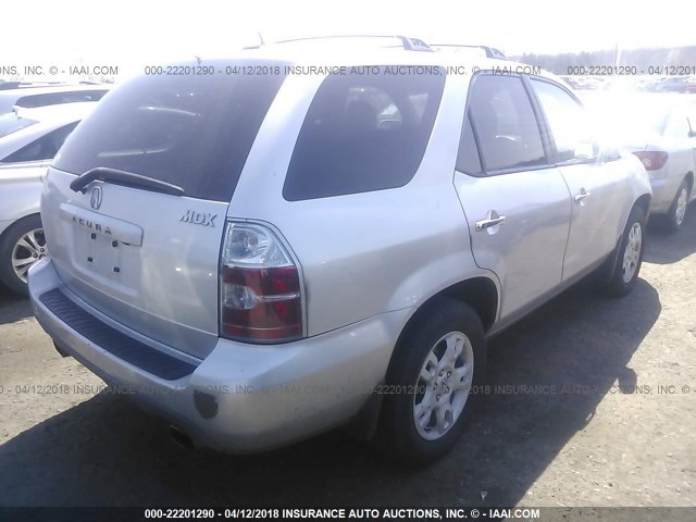 2HNYD18996H513259 - 2006 ACURA MDX TOURING SILVER photo 4