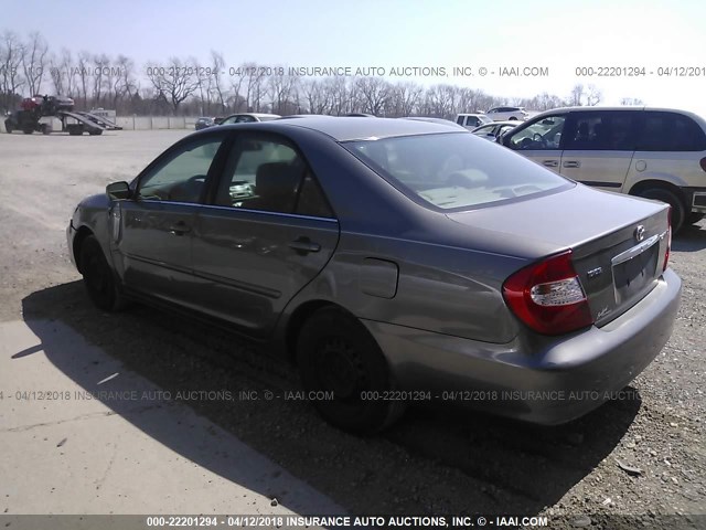4T1BE32K34U932276 - 2004 TOYOTA CAMRY LE/XLE/SE GRAY photo 3