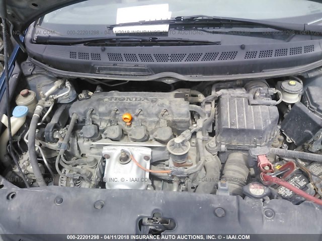 2HGFA16549H544625 - 2009 HONDA CIVIC LX 蓝色 照片 10