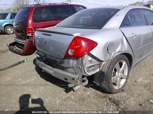 1G2ZM587974202353 - 2007 PONTIAC G6 GTP SILVER photo 6