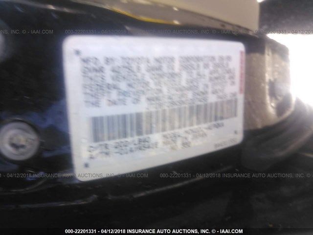 JT2BF28K9X0227456 - 1999 TOYOTA CAMRY LE/XLE Schwarz Foto 9