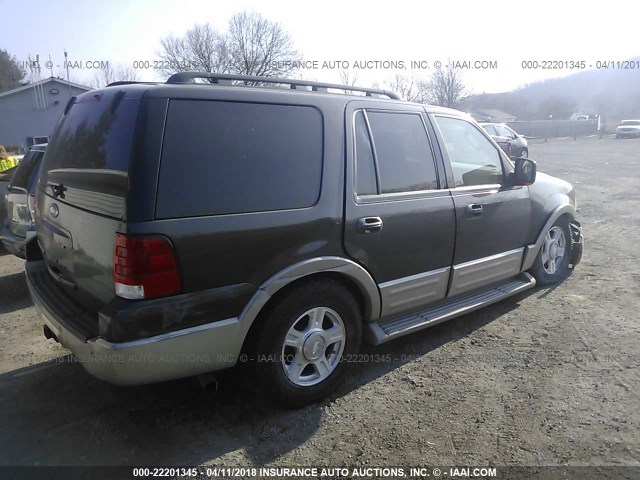 1FMPU18556LA94775 - 2006 FORD EXPEDITION EDDIE BAUER Dark Brown photo 4