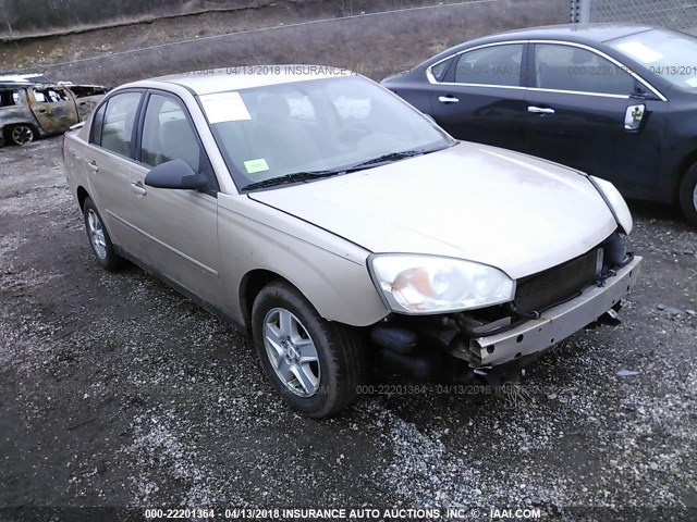1G1ZT548X5F160668 - 2005 CHEVROLET MALIBU LS GOLD photo 1