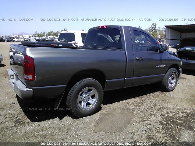 1D7HA16K53J624086 - 2003 DODGE RAM 1500 ST GRAY photo 4