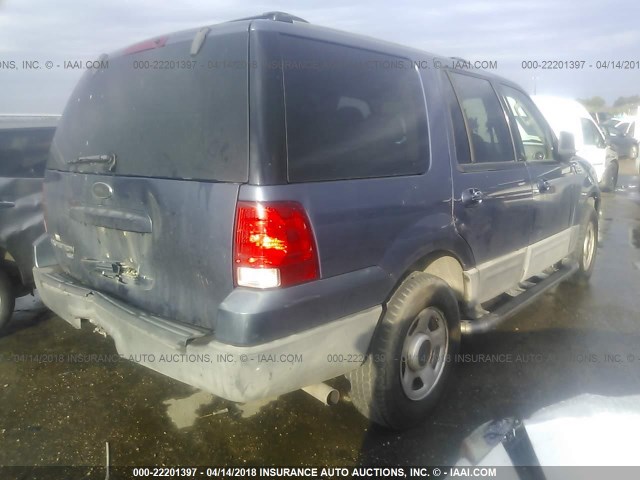 1FMRU15W83LC46677 - 2003 FORD EXPEDITION XLT ლურჯი ფოტო 4