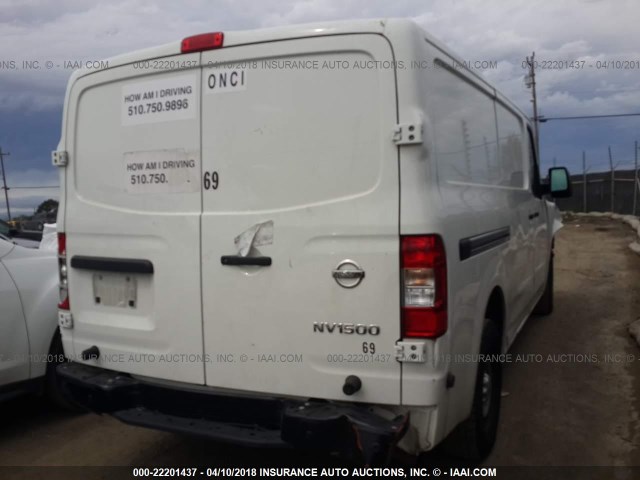 1N6BF0KM7GN809108 - 2016 NISSAN NV 1500 S/SV/2500 S/SV/SL WHITE photo 4