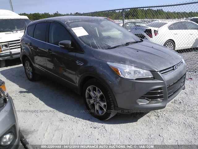 1FMCU9H92DUA17661 - 2013 FORD ESCAPE SEL GRAY photo 1