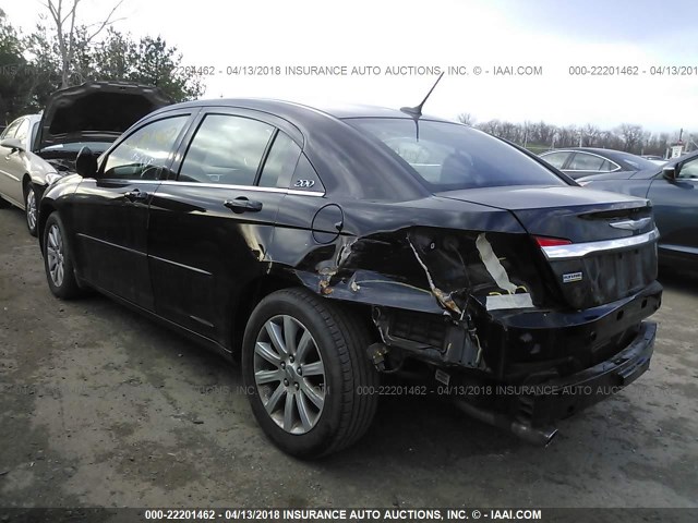 1C3CCBBG0DN703458 - 2013 CHRYSLER 200 TOURING BLACK photo 3