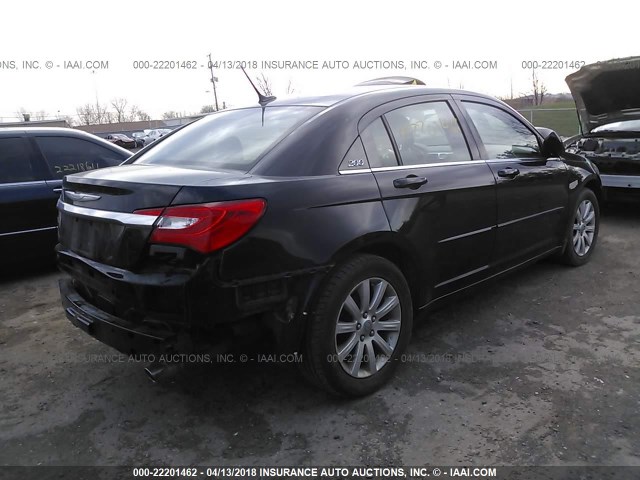 1C3CCBBG0DN703458 - 2013 CHRYSLER 200 TOURING BLACK photo 4