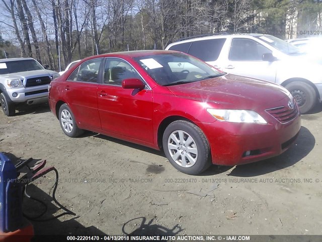 4T1BE46K87U027682 - 2007 TOYOTA CAMRY NEW GENERAT CE/LE/XLE/SE RED photo 1