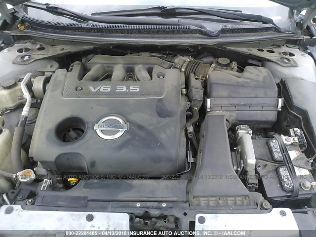 1N4BL24E88C267422 - 2008 NISSAN ALTIMA 3.5SE GRAY photo 10