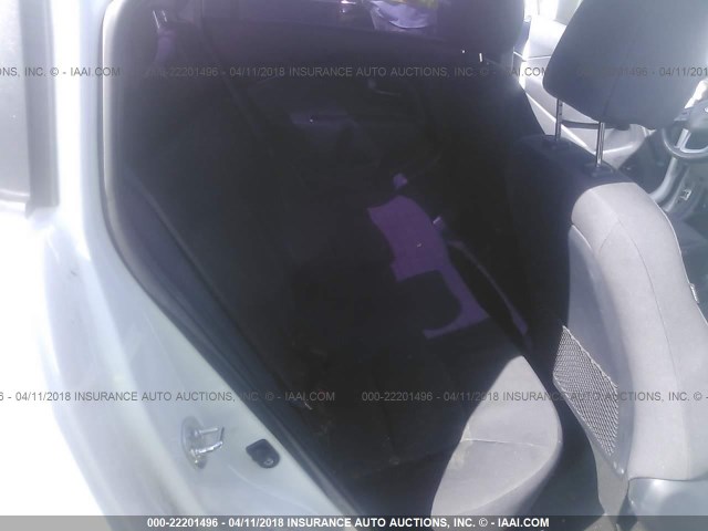 KNADM4A34D6287560 - 2013 KIA RIO LX WHITE photo 8