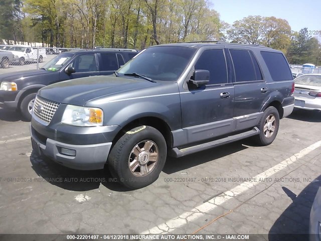 1FMPU15L73LC12274 - 2003 FORD EXPEDITION XLT GRAY photo 2