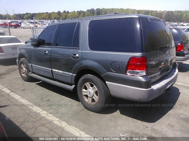 1FMPU15L73LC12274 - 2003 FORD EXPEDITION XLT GRAY photo 3
