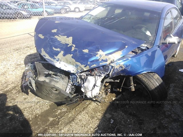 1G2ZG58N574166196 - 2007 PONTIAC G6 SE BLUE photo 6