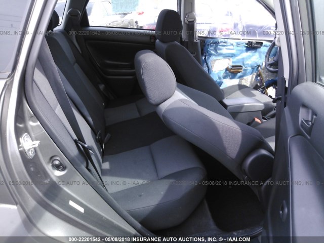 5Y2SL65858Z421026 - 2008 PONTIAC VIBE GRAY photo 8