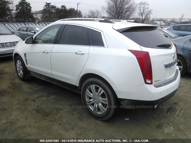 3GYFNDEY2BS638371 - 2011 CADILLAC SRX LUXURY COLLECTION WHITE photo 3