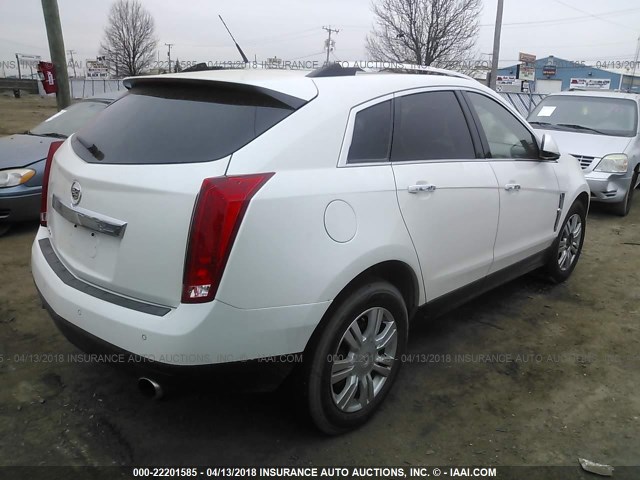 3GYFNDEY2BS638371 - 2011 CADILLAC SRX LUXURY COLLECTION WHITE photo 4