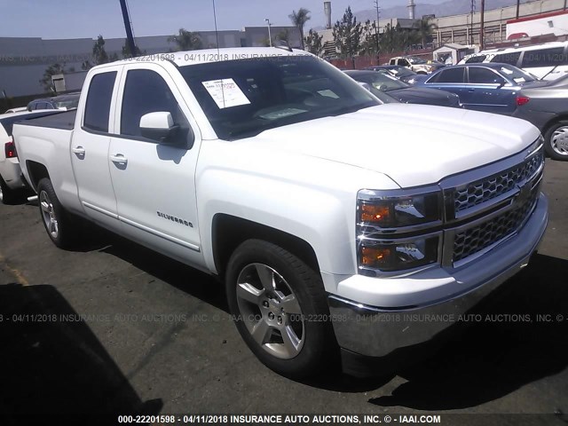 1GCRCREC1FZ349842 - 2015 CHEVROLET SILVERADO C1500 LT WHITE photo 1