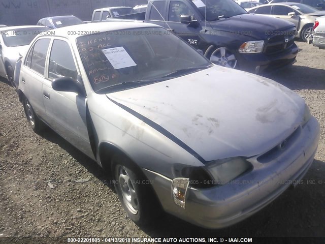 1NXBR12E3YZ356732 - 2000 TOYOTA COROLLA VE/CE/LE SILVER photo 1