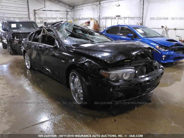 WBAGL63585DP74932 - 2005 BMW 745 I BLACK photo 1