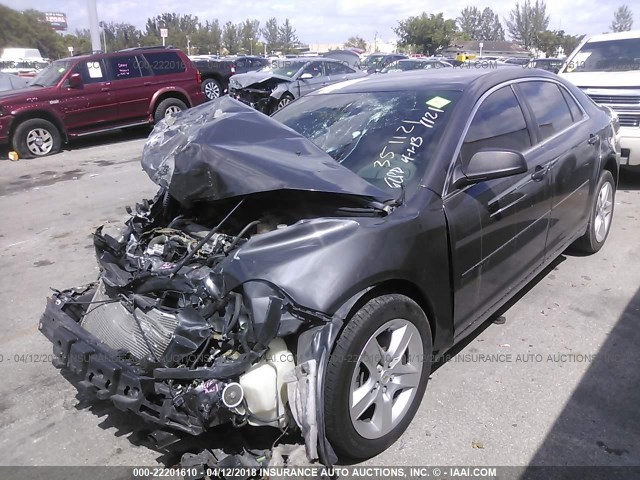 1G1ZB5E09CF351121 - 2012 CHEVROLET MALIBU LS GRAY photo 2