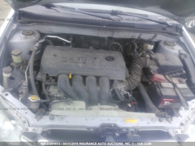 2T1BR32E96C653921 - 2006 TOYOTA COROLLA CE/LE/S GRAY photo 10