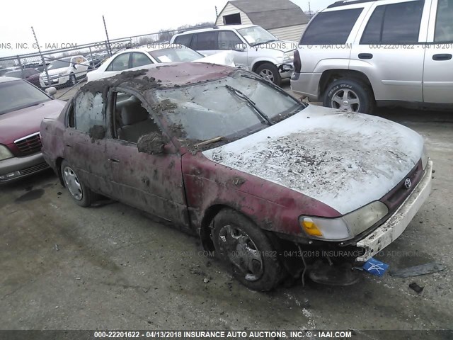 1NXBB02EXVZ631099 - 1997 TOYOTA COROLLA DX MAROON photo 1