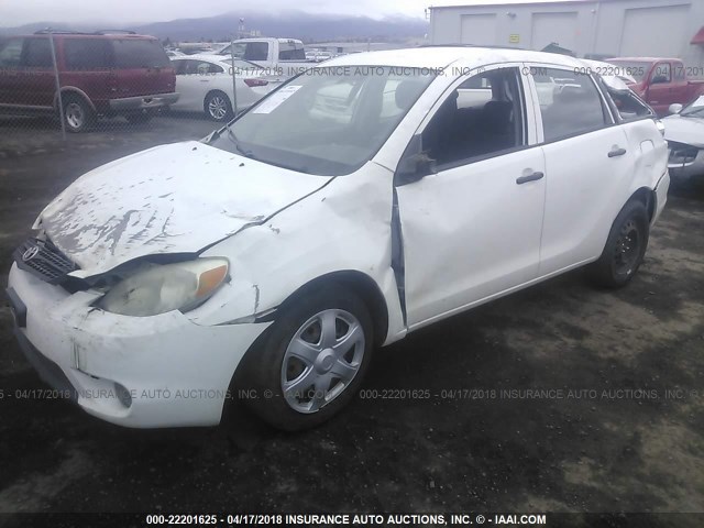 2T1KR32E06C593933 - 2006 TOYOTA COROLLA MATRIX XR WHITE photo 2