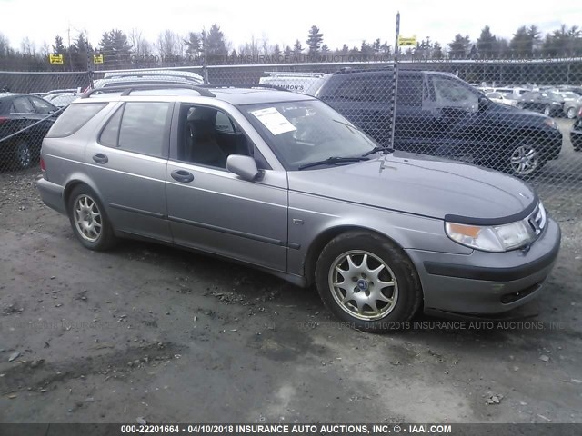 YS3ED58E813027527 - 2001 SAAB 9-5 GRAY photo 1