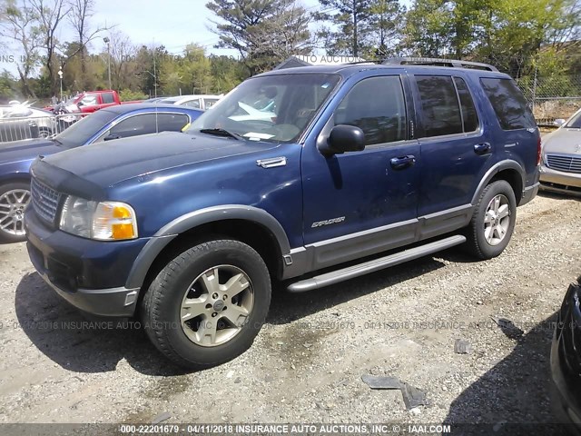 1FMZU73K84ZA66102 - 2004 FORD EXPLORER XLT/XLT SPORT/NBX BLUE photo 2