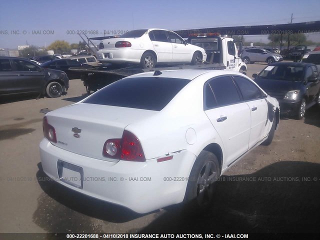 1G1ZD5E0XCF382307 - 2012 CHEVROLET MALIBU 2LT WHITE photo 4