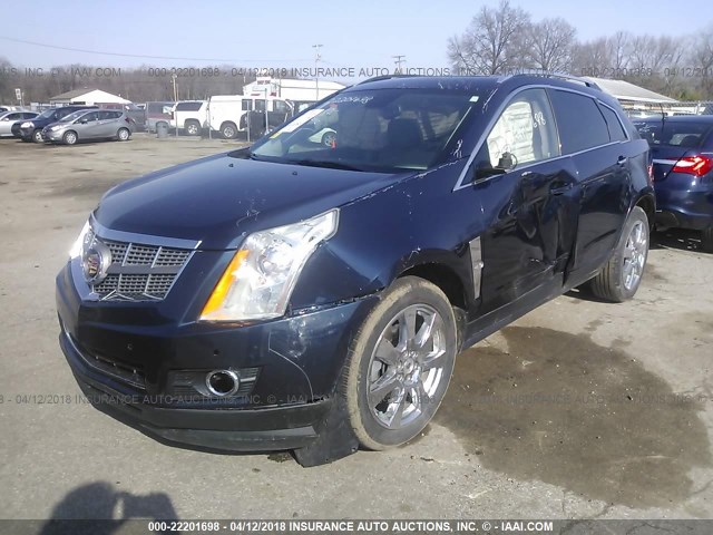 3GYFNBEY2AS646506 - 2010 CADILLAC SRX PERFORMANCE COLLECTION BLUE photo 2