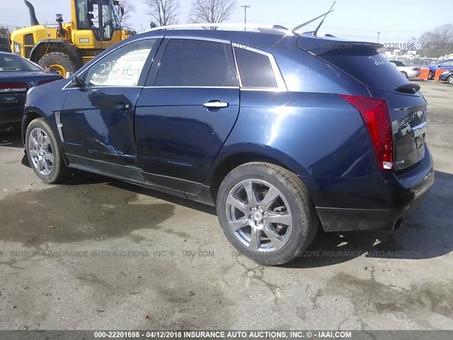 3GYFNBEY2AS646506 - 2010 CADILLAC SRX PERFORMANCE COLLECTION BLUE photo 3