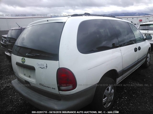 1B4GP44G3WB511883 - 1998 DODGE GRAND CARAVAN SE/SPORT WHITE photo 4