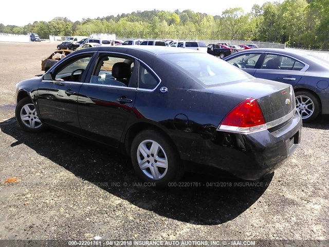 2G1WS58R979245733 - 2007 CHEVROLET IMPALA POLICE BLACK photo 3