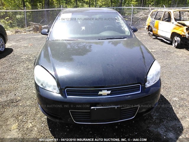 2G1WS58R979245733 - 2007 CHEVROLET IMPALA POLICE BLACK photo 6