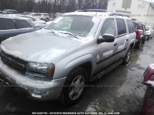 1GNET16S156118758 - 2005 CHEVROLET TRAILBLAZER EXT LS/EXT LT SILVER photo 2