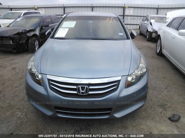 1HGCP2F41CA102700 - 2012 HONDA ACCORD LXP Light Blue photo 6