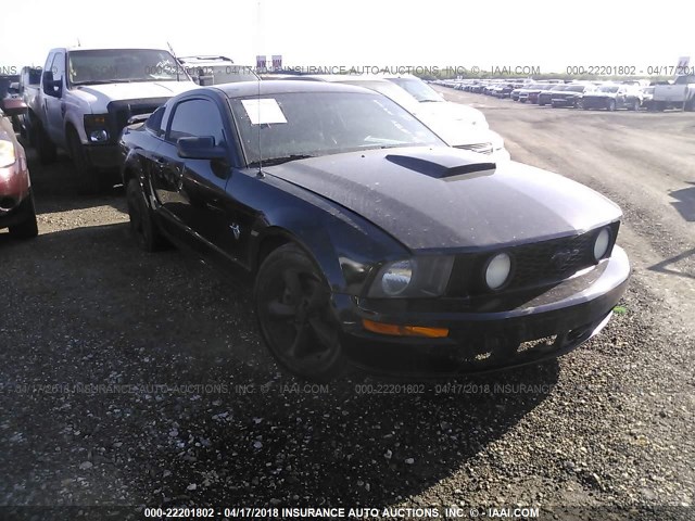 1ZVHT82H295123663 - 2009 FORD MUSTANG GT BLACK photo 1