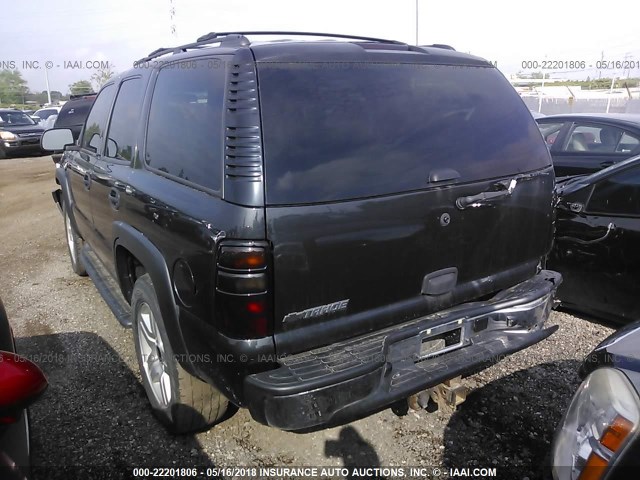 1GNEK13T76J110498 - 2006 CHEVROLET TAHOE K1500 GRAY photo 3