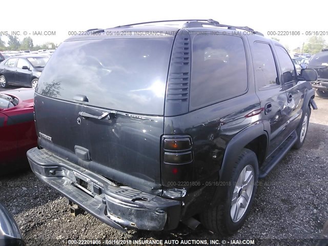 1GNEK13T76J110498 - 2006 CHEVROLET TAHOE K1500 GRAY photo 4