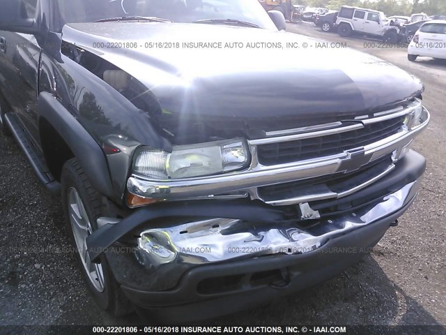 1GNEK13T76J110498 - 2006 CHEVROLET TAHOE K1500 GRAY photo 6