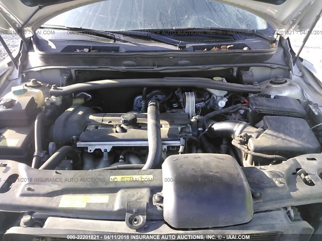 YV4CY592X61252555 - 2006 VOLVO XC90 SILVER photo 10
