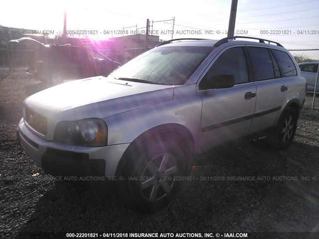 YV4CY592X61252555 - 2006 VOLVO XC90 SILVER photo 2