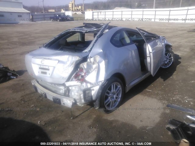 JTKDE177850011937 - 2005 TOYOTA SCION TC 银色 照片 4