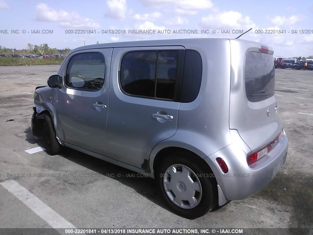 JN8AZ2KR7AT162519 - 2010 NISSAN CUBE S/SL/KROM SILVER photo 3