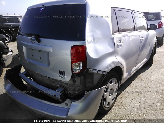 JTLZE4FE2CJ012205 - 2012 TOYOTA SCION XB Күміс фото 4